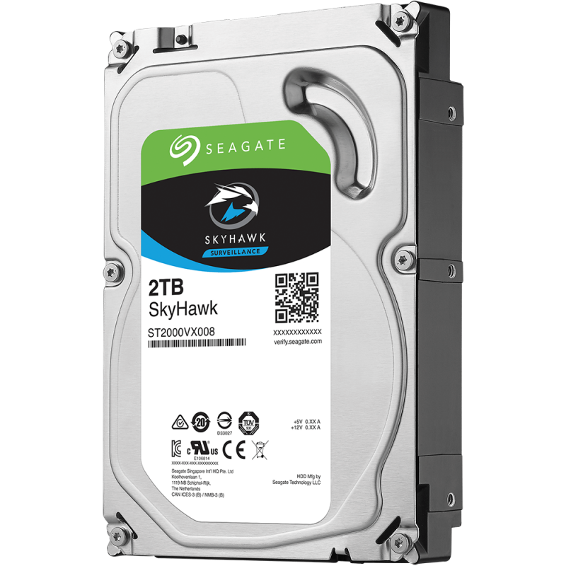 Ổ Cứng HDD Seagate SkyHawk ST2000VX008 Sata III 2TB/64MB/5900rpm - Hàng Chính Hãng